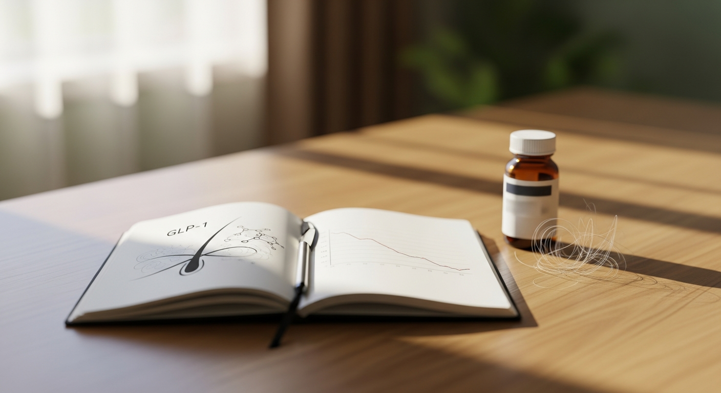 GLP-1 Drugs and Hair Loss: What a New Study — and the FDA Label — Actually Say